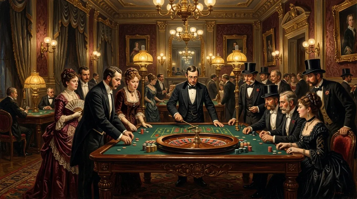 Historic 19th Century European Gaming Salon